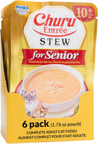 INABA Churu Entre Stew for Kittens, Grain-Free, High Moisture, Prebiotic Wet Cat Food, 1.76oz. per Pouch, 6 Pouches, Chicken Recipe with Tuna - Image 12