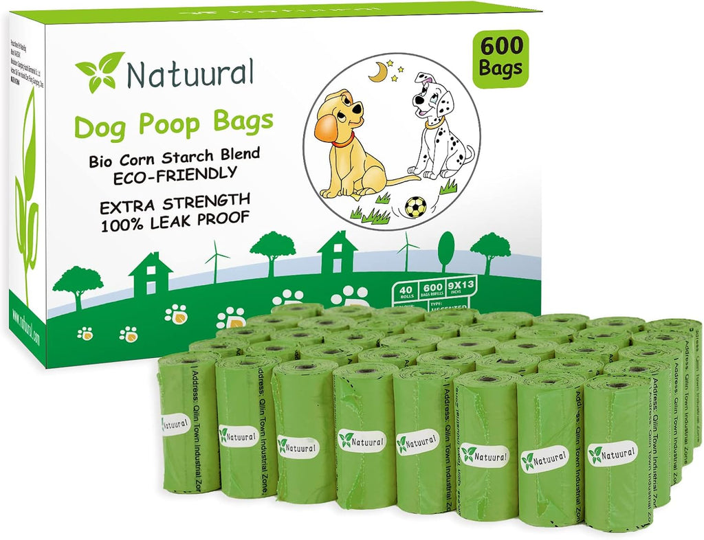 Dog Poop Bags-150 Counts with Holder (10 Rolls), Biodegradable Poop Bags, Eco-friendly and Easy to Open, Thick Dog Waste Bags (Green) - Image 12
