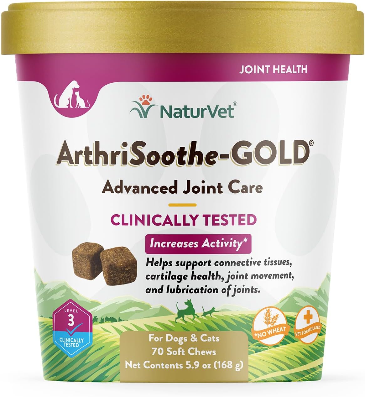 NaturVet - Glucosamine DS Plus - Level 2 Moderate Care - Supports Healthy Hip & Joint Function - Enhanced with Glucosamine, MSM & Chondroitin - for Dogs & Cats-120 Soft Chews - Image 14