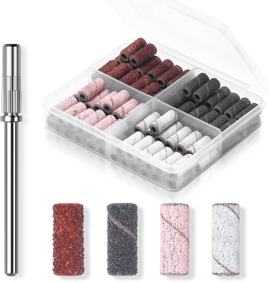 Makartt nail drill bits sanding bands 100 piece kit front view