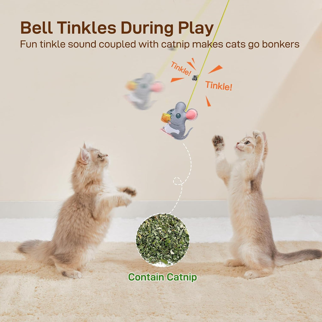Residue free nano adhesive tape application on a wooden home doorway for secure solo pet play.