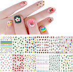 Ihukeit 3D self-adhesive nail art decoration set front view packaging
