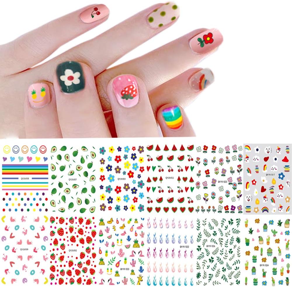 Ihukeit 3D nail art stickers set front view packaging