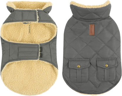 Queenmore Warm Coat for Cold Weather, Quilting Winter Jacket With Ultra Thick Plush Lining and Storage Pockets (Green, Medium) - Image 10