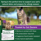 Catego waterproof flea and tick repellent treatment for adult cats