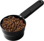 Joyinjojo Dog Cat Food Scoop - Pet Food Scoop Dog Food Measuring Cup 1/2 1/4 Cup, Comfortable Long Handle for Easy to Scoop Food, Soft Pink 1/2 Cup - Image 9