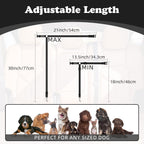 Bwogue car headrest restraint for dogs in vehicle