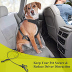 Vivaglory dog seat belt universal buckle connection in vehicle