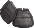 Classic Equine Flexion No Turn Bell Boots front view showing the secure hook and loop closures.