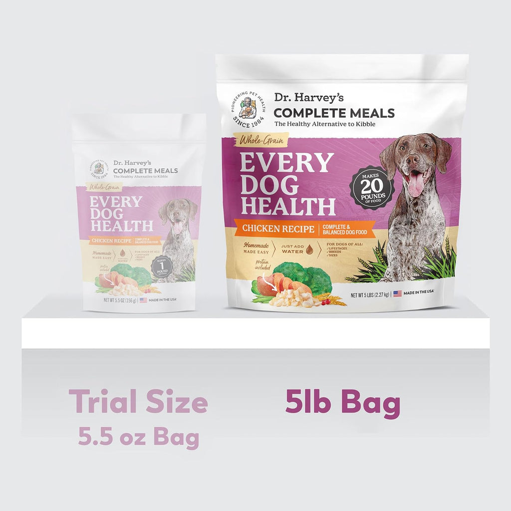 Dr. Harvey's Every Dog Health dehydrated chicken and vegetable mix texture