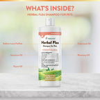 Gentle flea repellent pet wash safe for puppies and kittens
