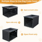 DONORO pet privacy cover interior ventilation airflow diagram