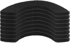 Lubise charcoal waste drawer filters side by side view displaying the seamless drop in shape