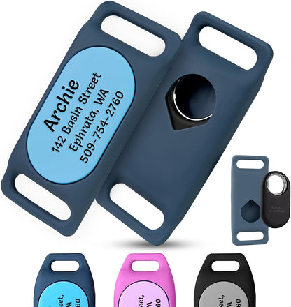 GoTags durable imported pet finder accessory in blue color