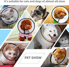 Side view of Qiyadin small size pet protective cone for wound prevention.