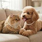 Size measurement guide for Fengek thirteen inch pearl dog collar necklace.