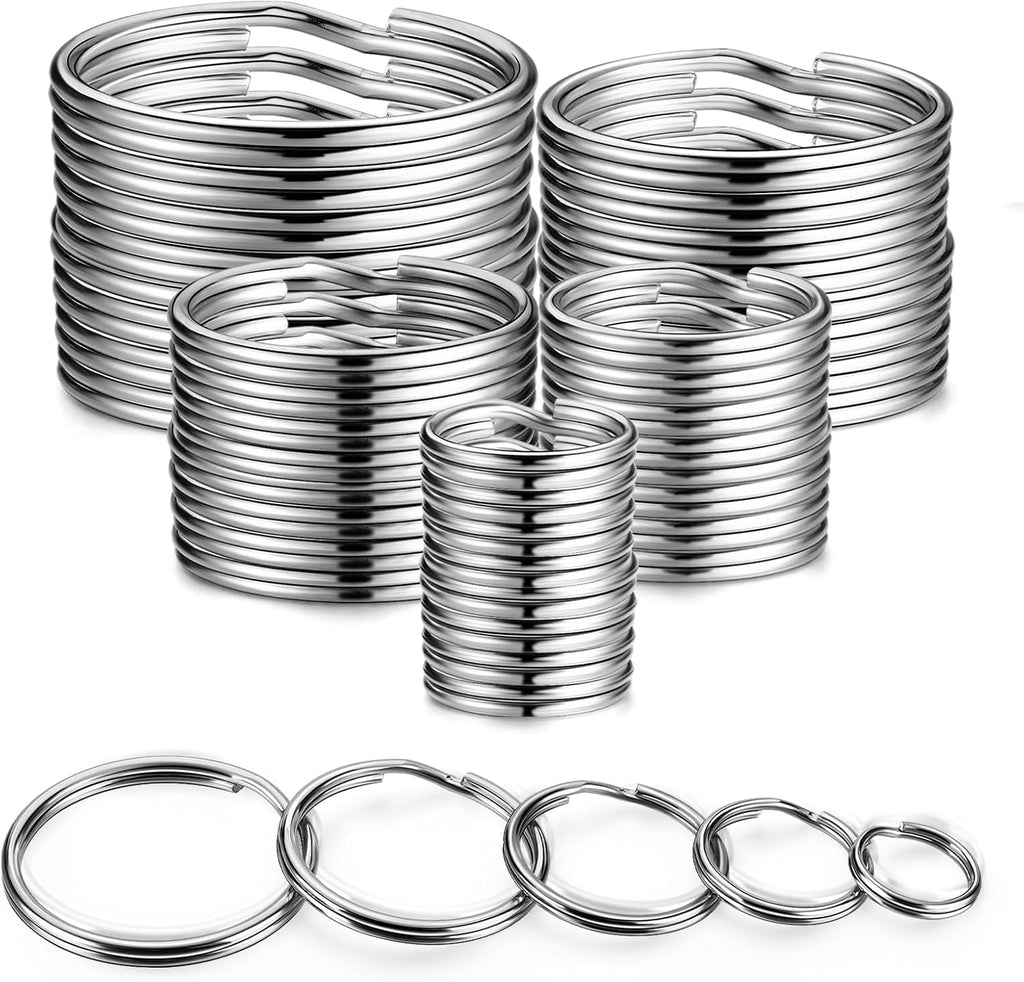YHYZ Split Key ring Assorted, 5 Sizes (1/2 inch, 3/4 inch,1 inch, 1.25 inch, 1.38 inch), for Dog Pet Collar DIY Tag Jewelry - Image 10