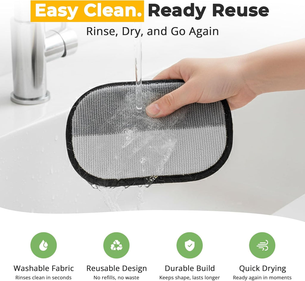 ZARAD reusable cat hair remover glove removing fur from car seat