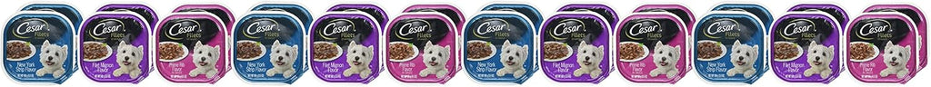 Cesar Filets in Gravy Adult Wet Dog Food Variety Package,Filet Mignon,New York Strip and Prime Rib Flavors,3.5 oz. Easy Peel Trays,Variety Pack,24 Count (Pack of 2) - Image 10