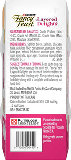 Purina Fancy Feast Layered Delights Chicken Mousse Topped with Flaked Salmon Gourmet Wet Cat Treats - 1.96 oz. (Pack of 8) - Image 9