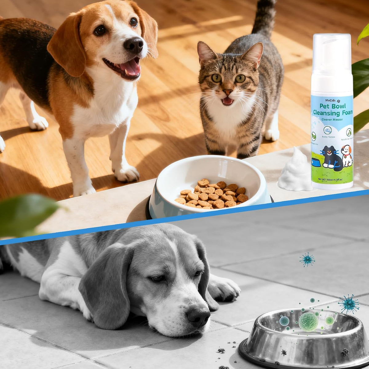 Lick safe natural formula pet feeding accessories washing mousse