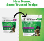 Dr. Harvey's Lamb Recipe dehydrated dog food packaging details
