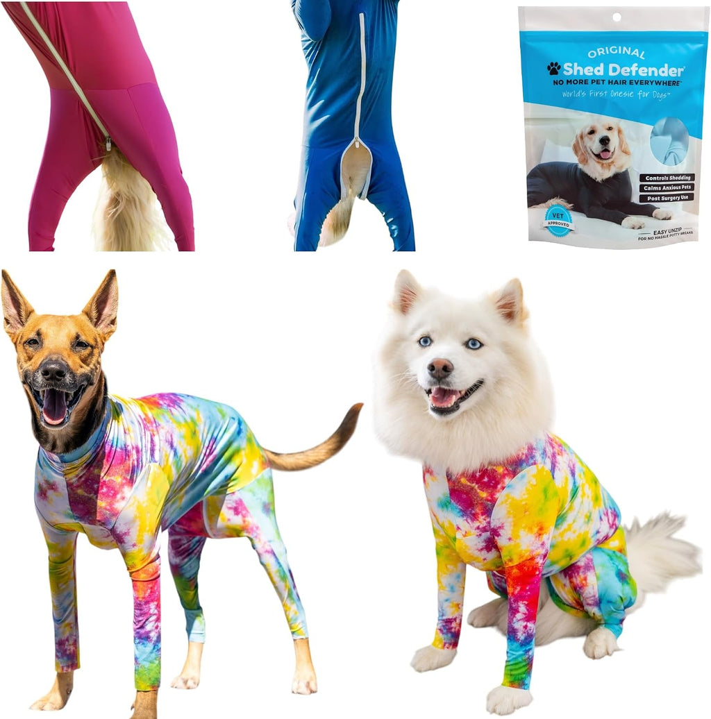 Shed Defender Original Dog Onesie for Shedding Control - Seen on Shark Tank, Lightweight Breathable Dog Suit, Bodysuit for Dogs, Recovery Suit, Anxiety Relief, Full Coverage, Easy On/Off, Dog Jumpsuit - Image 10