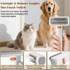 Generic grooming brush being used on a dog