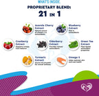 Close up of liquid multivitamin bottle for cats and dogs