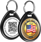 Dog Tags Personalized, QR Code Pet ID Tags for Dog Collar, Online Profile, Scan Location Alerts, Black - Image 14