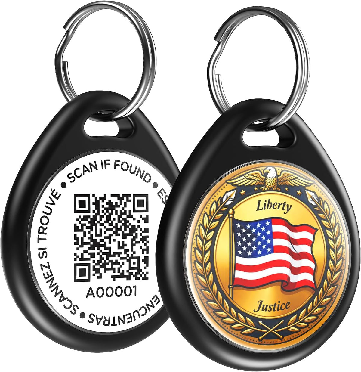 Dog Tags Personalized, QR Code Pet ID Tags for Dog Collar, Online Profile, Scan Location Alerts, Black - Image 14