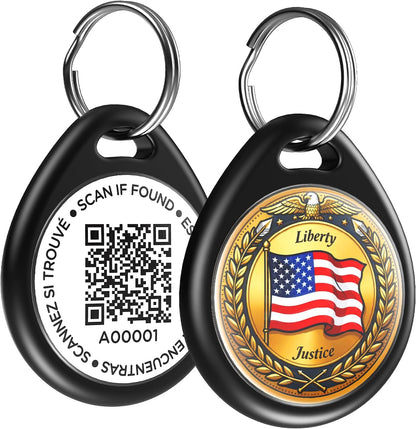Dog Tags Personalized, QR Code Pet ID Tags for Dog Collar, Online Profile, Scan Location Alerts, Black - Image 14