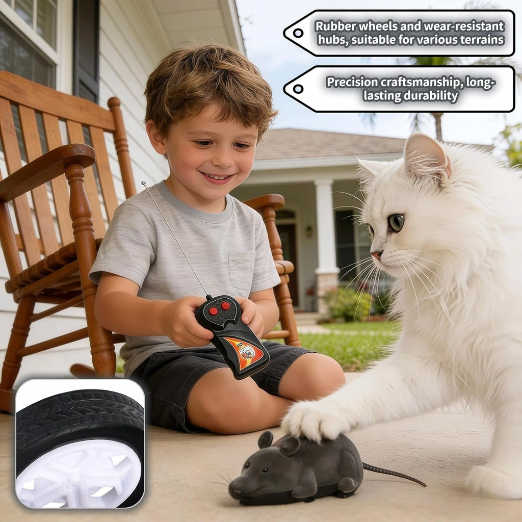 TEHAUX wireless remote control mouse electronic pet toy with controller unit