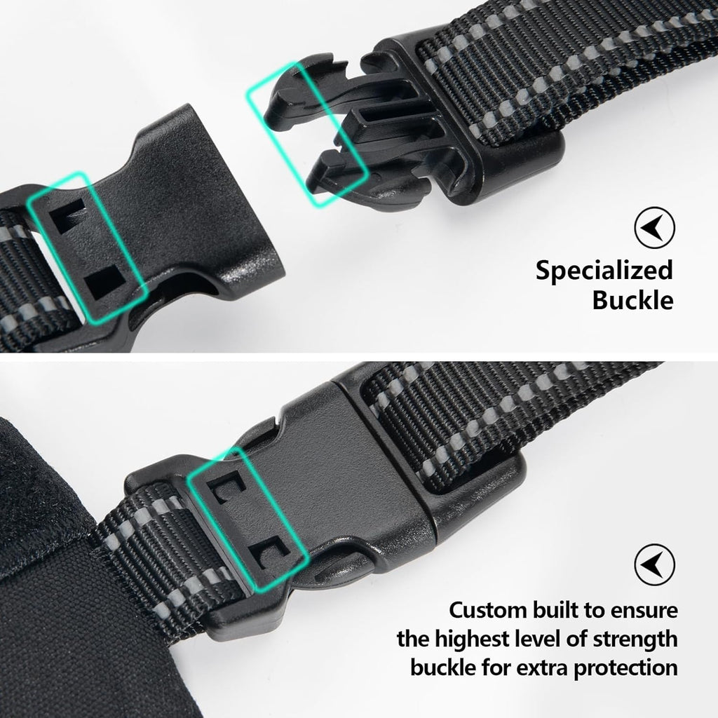 Phoepet adjustable dog harness buckles and straps