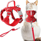 Cat Harness and Leash Set Escape Proof for Kitten Walking, Soft Adjustable Top Handle Vest Harnesses for Cats, Easy Control Breathable Reflective Small Medium Large, Pink, XS - Image 15