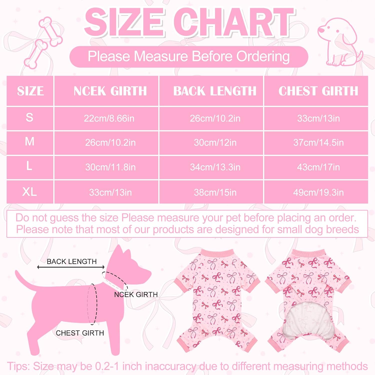 Ruirichfun four legged puppy onesie side view on a small breed dog