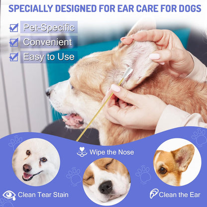 Accesfire dog ear swabs showing the thick cotton tip
