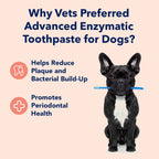 Vets Preferred dog toothpaste peanut butter flavor tube