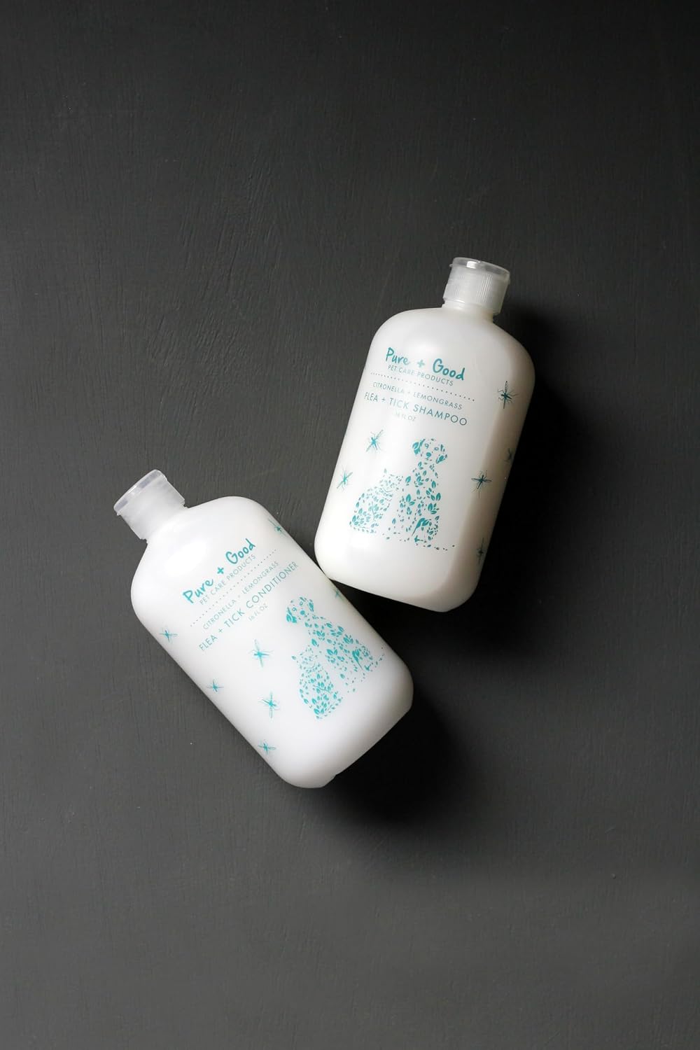 Premium imported American non toxic pet shampoo and conditioner for safe flea control.