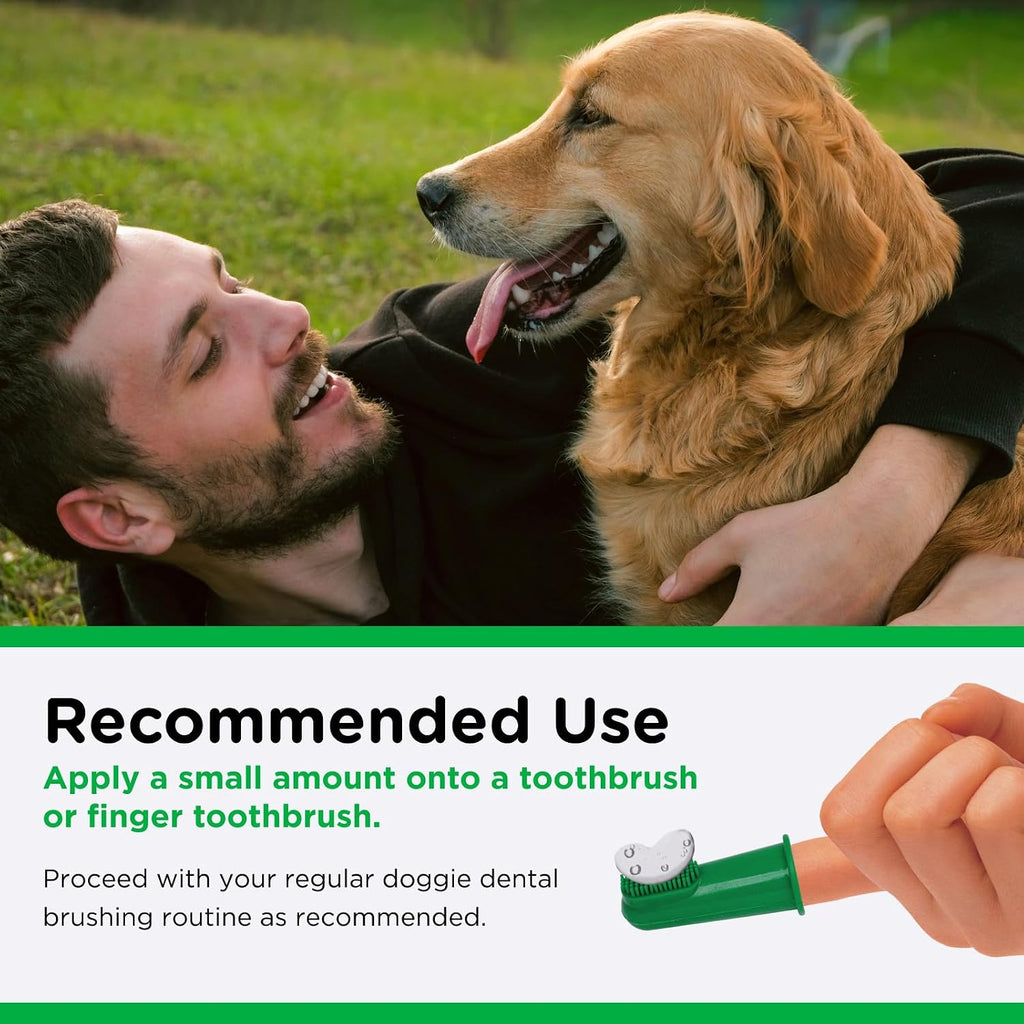 Nutri-Vet breath freshening toothpaste for dogs close up