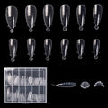 Kads dual nail forms front view packaging and pieces