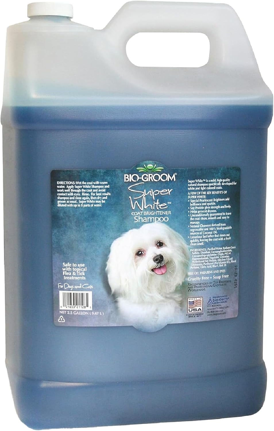 Bio-Groom Super White Dog Shampoo brand logo close up