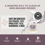 Natural Rapport bird poop remover bottle side profile