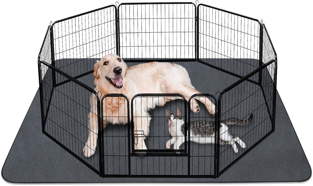 INVENHO Washable Pee Pads for Dogs 72"x72" Reusable Dog Pads Extra Large Upgrade Non-Slip Dog Pee Pads Heavy Absorbency Puppy Pee Pads Quick Dry Whelping Pads/Waterproof Puppy Training Pad - Image 9