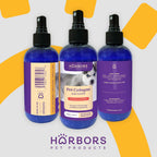 Long lasting baby powder fragrance pet spray for professional grooming results.