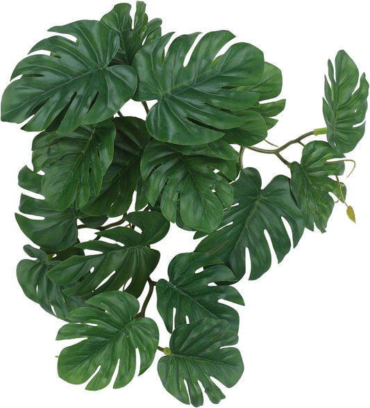 IBWell fake reptile plant with suction cup and resin base