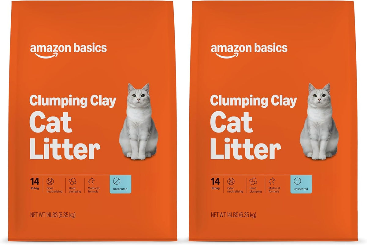 Cat litter being poured into a tray showing low dust
