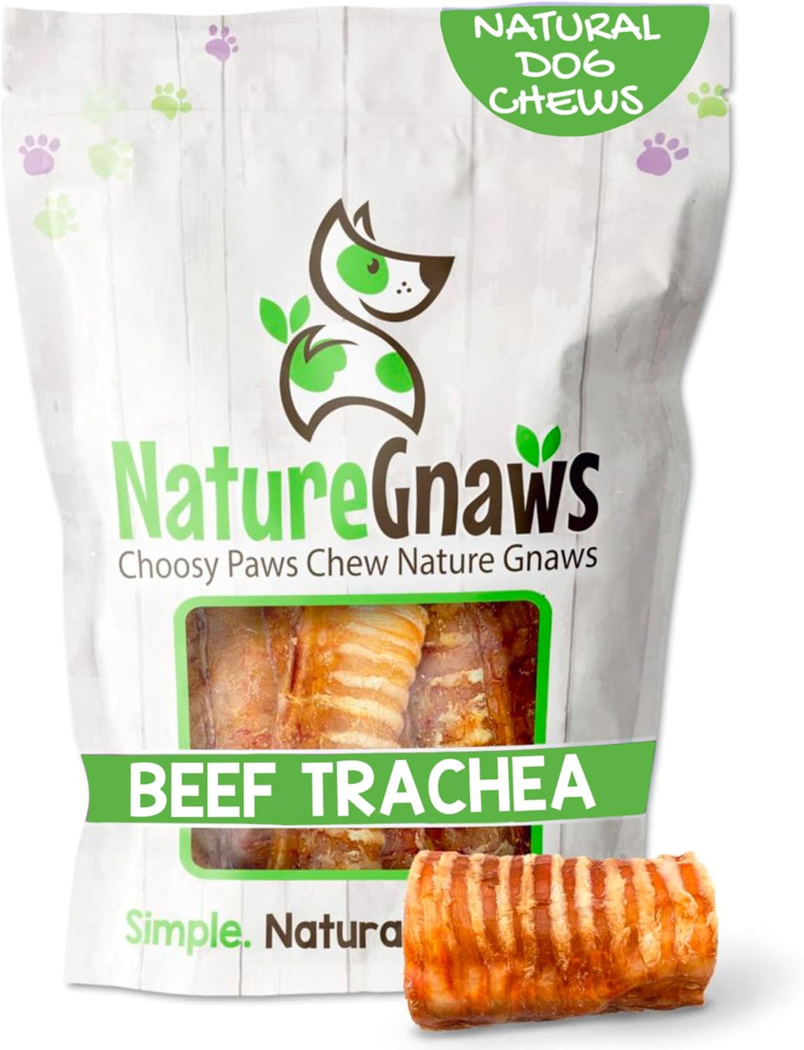 Nature Gnaws Beef Trachea Crunch Wraps for Dogs (3 Count) - Long Lasting Natural Beef Jerky Dog Chew Bones - Rawhide Free - Image 10