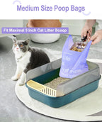 Eco friendly pet cleanup bags showcasing seventy percent recycled plastic logo