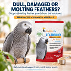 UnRuffledRx FeatherUp packaging showing supplement powder details